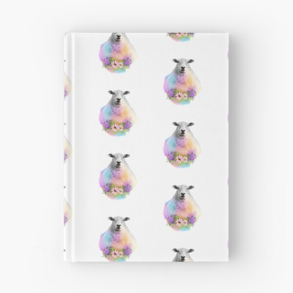 Item preview, Watercolor Floral Sheep in Field designed and sold by tribbledesign.