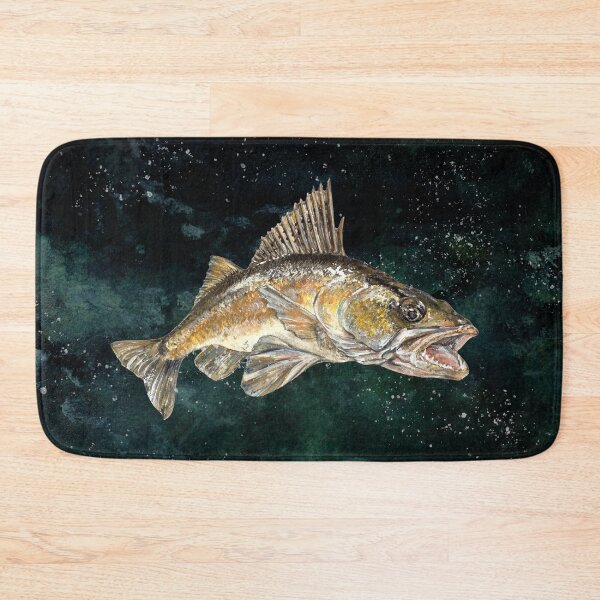 Item preview, Walleye Watercolor Illustration designed and sold by Uplift Illustrations.