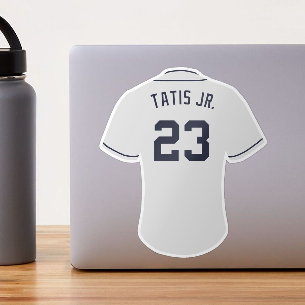 Tatis Jr Jersey Sticker for Sale by cocreations