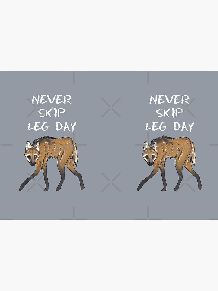 Maned wolf - Animal series by BeeHappyShop