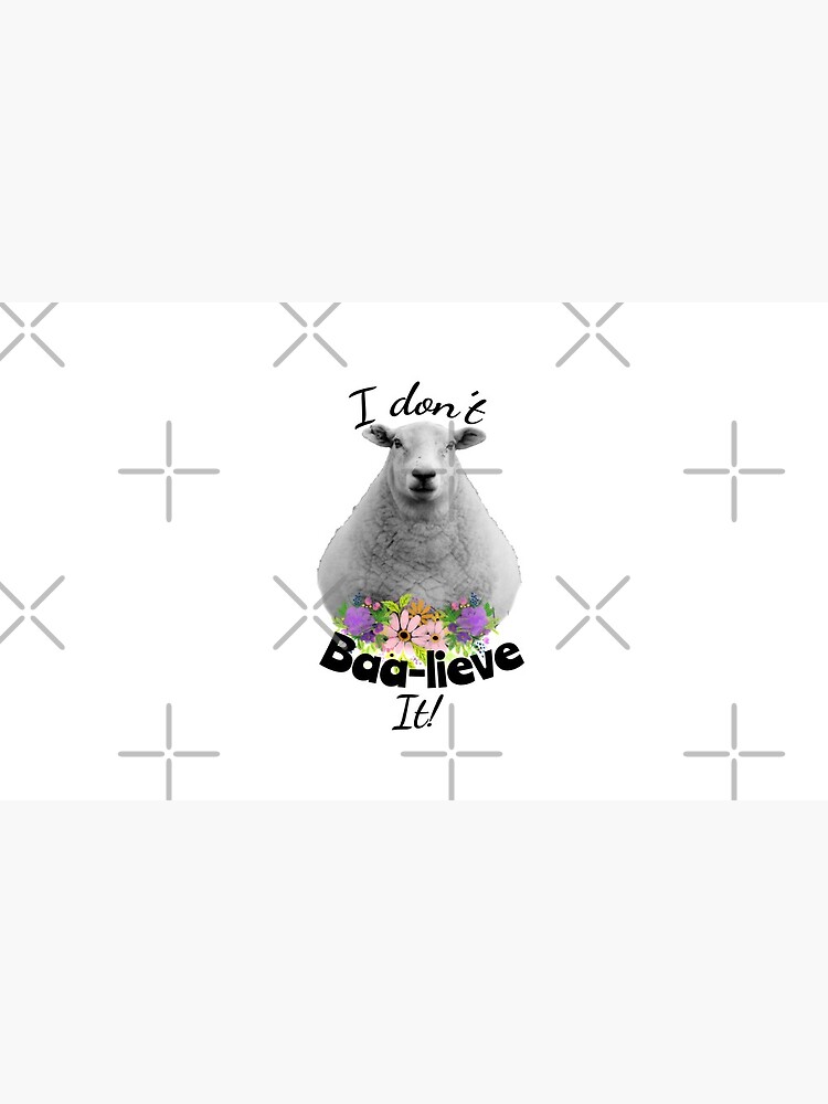 I don't Baa-lieve It! Sheep by tribbledesign