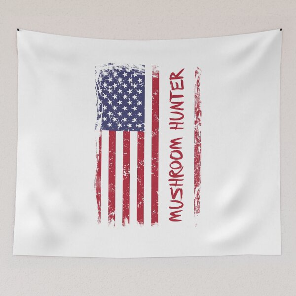 Item preview, American Mushroom Hunter USA Flag  designed and sold by hadicazvysavaca.