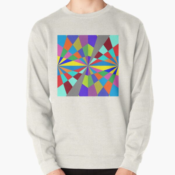 #Design, #abstract, #pattern, #illustration, psychedelic, vortex, modern, art, decoration Pullover Sweatshirt