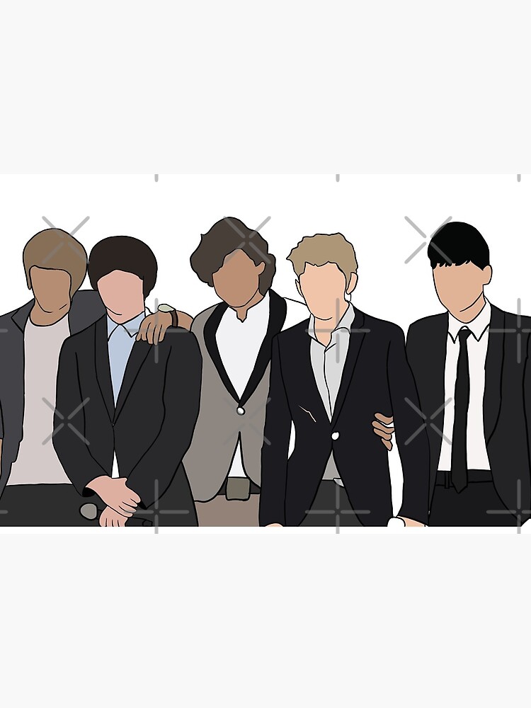 One Direction Cartoon - Drawing - Free Transparent PNG Clipart Images  Download