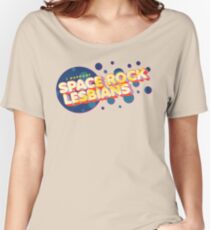 "I Support Space Rock Lesbians" Women's Relaxed Fit T-Shirt