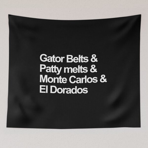 Item preview, Cinturones Gator & Patty Melts & Monte Carlo's & El Dorados designed and sold by savethetshirt.