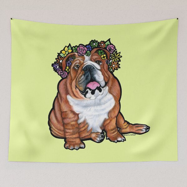 Item preview, Bully Flower Power designed and sold by ArtisticBulldog.