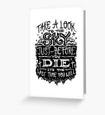 Metallica - For whom the bell tolls Greeting Card