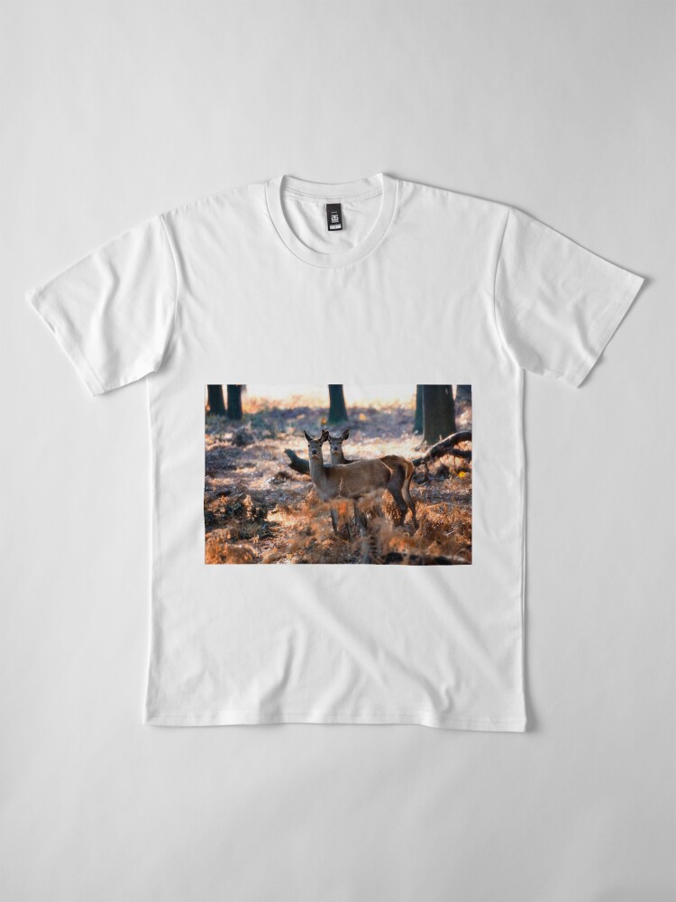 Alternate view of Double Deer Premium T-Shirt