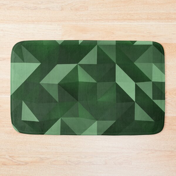 Item preview, Green polygonal design designed and sold by Zos Design.
