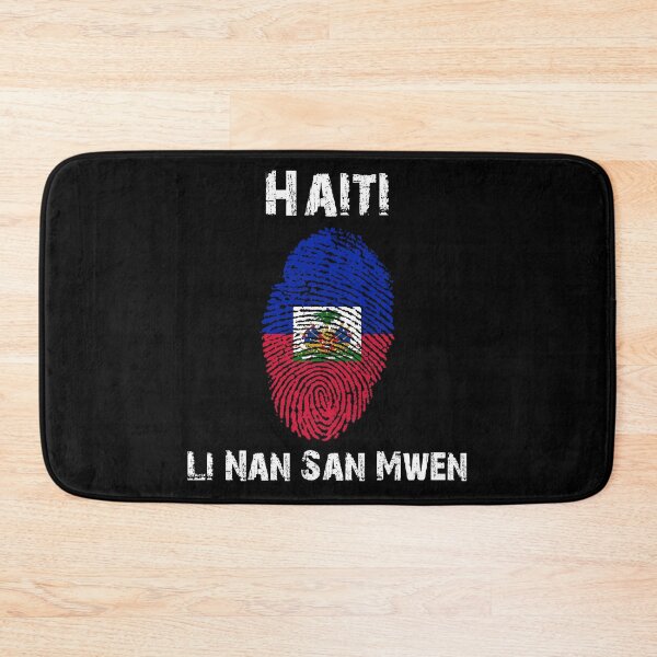 Item preview, Haiti Li Nan San Mwen - Fingerprint With Haitian Flag designed and sold by makeitadmirable.