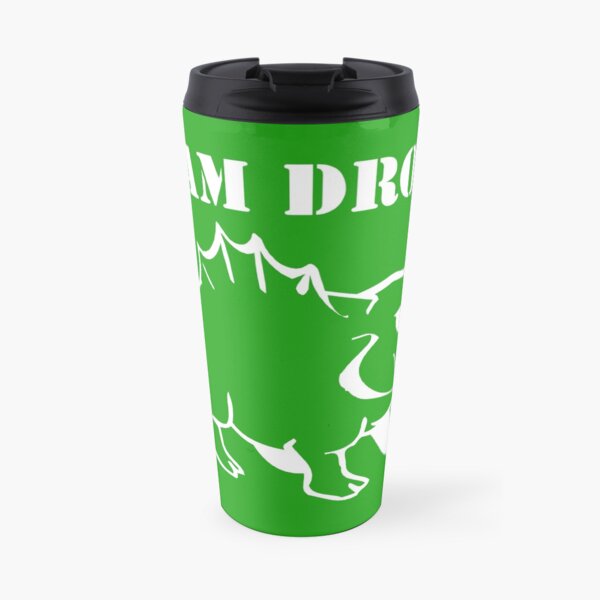 Team DROOP White Travel Mug