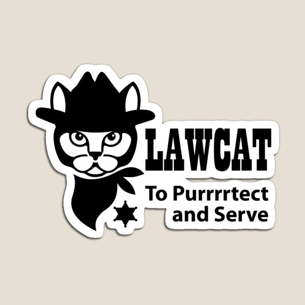 Item preview, LawCat designed and sold by Blue Peg Pink Peg.