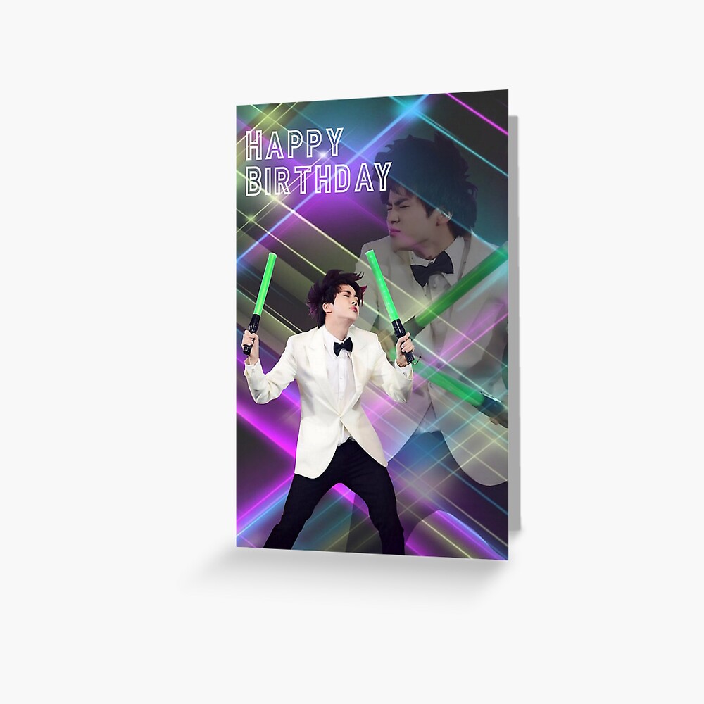 Birthday Party Jin Greeting Card