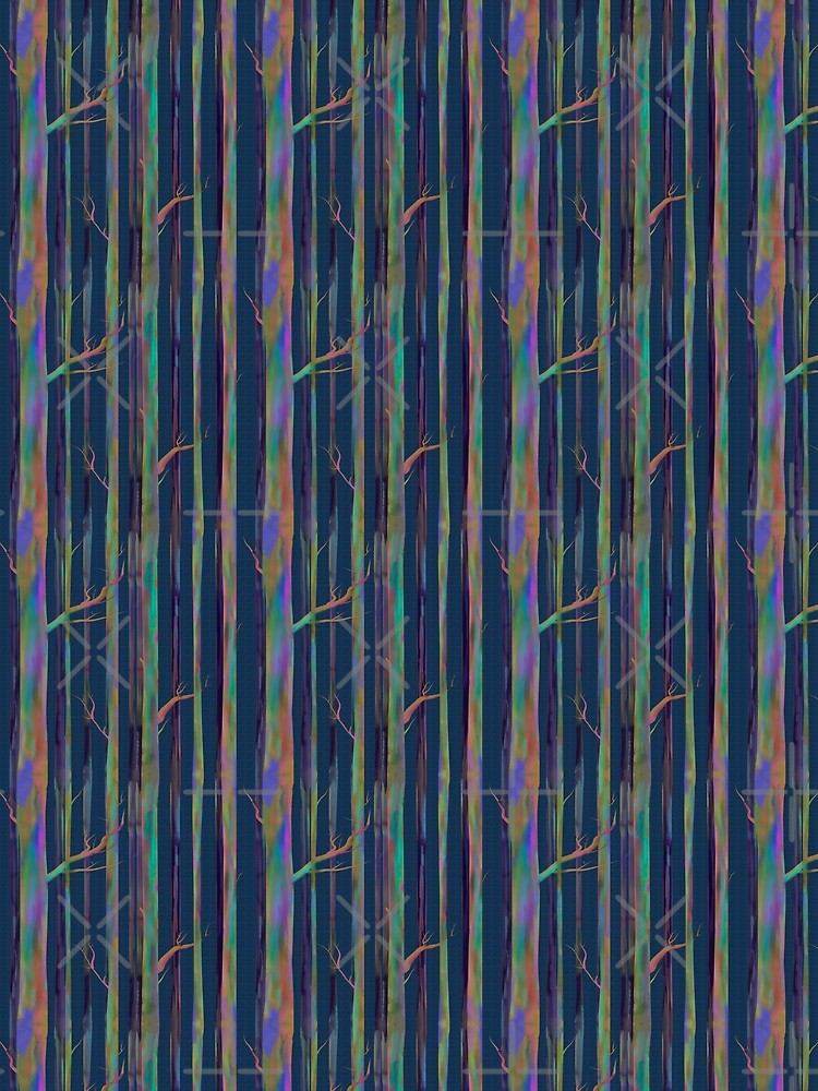 Rainbow Eucalyptus trees by Stasiajahadi