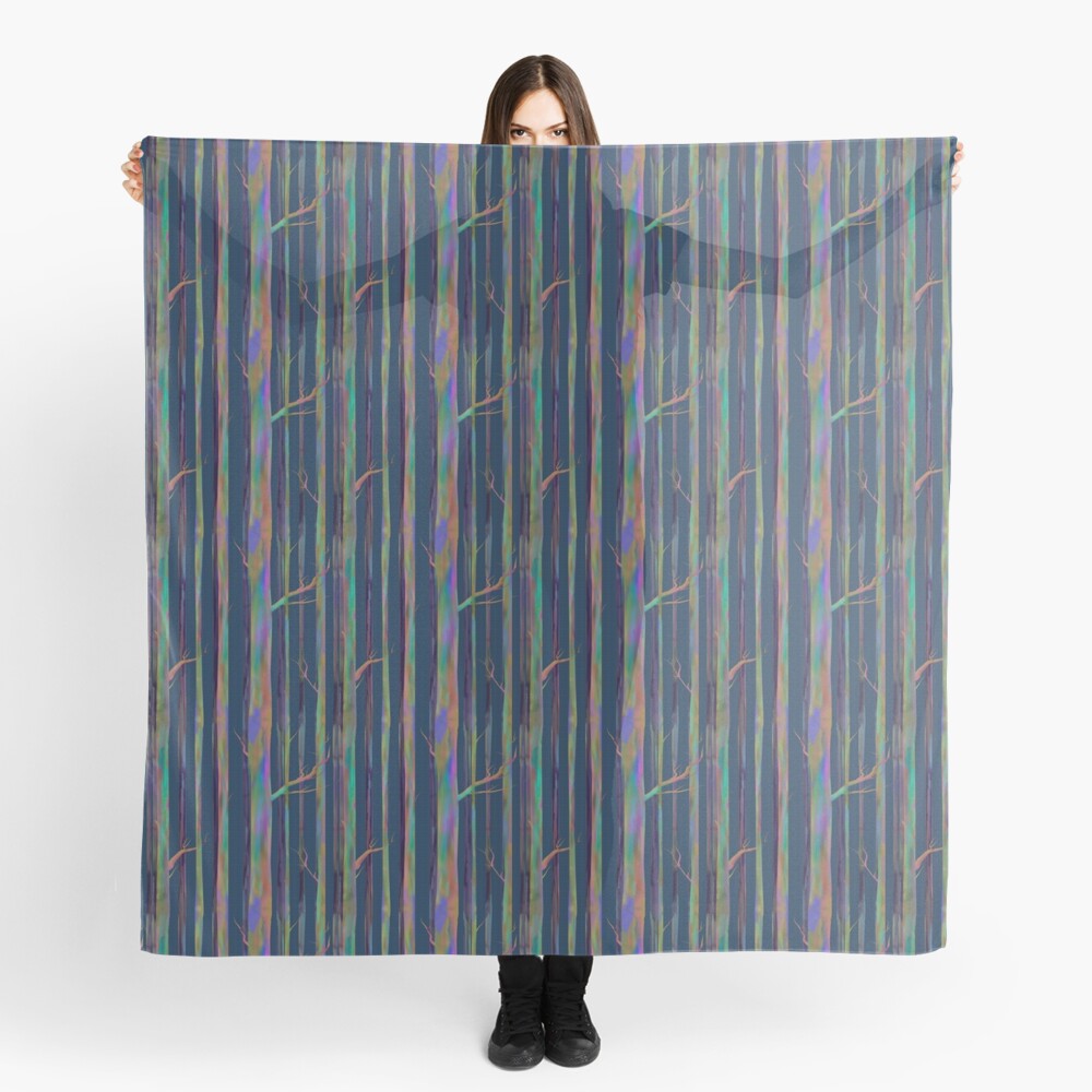 Rainbow Eucalyptus trees Scarf