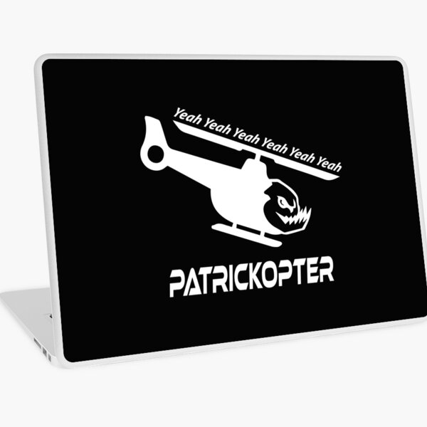 Patrickopter White Laptop Skin
