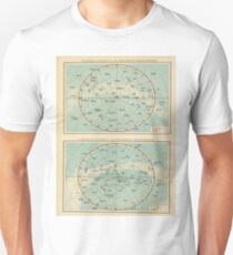 Vintage Sternbildkarte (1895) Slim Fit T-Shirt