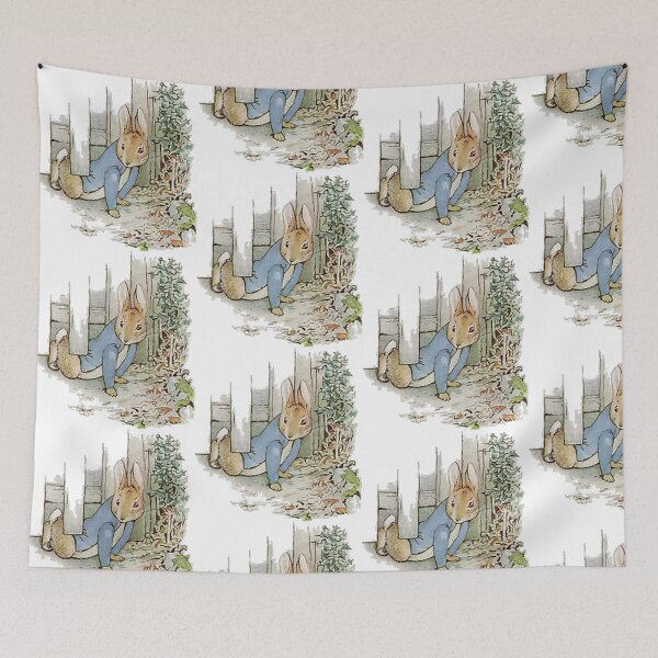 Item preview, PETER RABBIT SQUEEZED UNDER MR McGREGORS GATE designed and sold by johndhalsted.