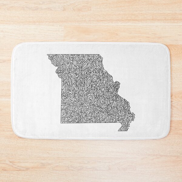 Item preview, Missouri Map Design designed and sold by Naoswestvillage.