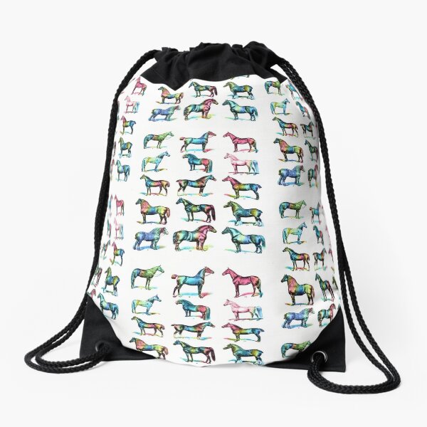 neigh. Drawstring Bag