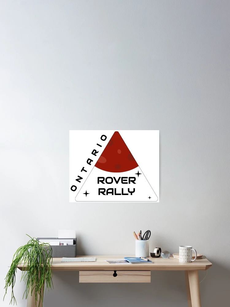 Thumbnail 2 of 3, Poster, Ontario Rover Rally Black Text designed and sold by Nikki SpaceStuffPlus.