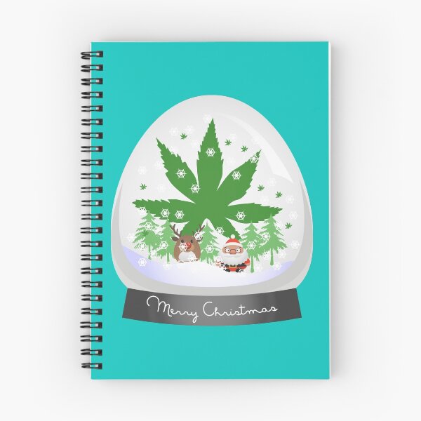 Item preview, Merry Christmas Marijuana Snow Globe designed and sold by MarijuanaTshirt.