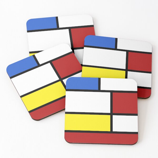 Item preview, 60's White, red and yellow box pattern designed and sold by shavenmonkeys.