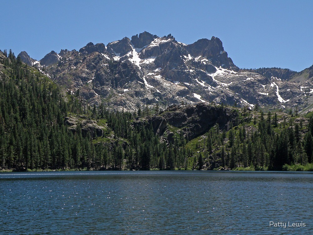 "Lower Sardine Lake & The Sierra Buttes" by Patty Lewis Redbubble