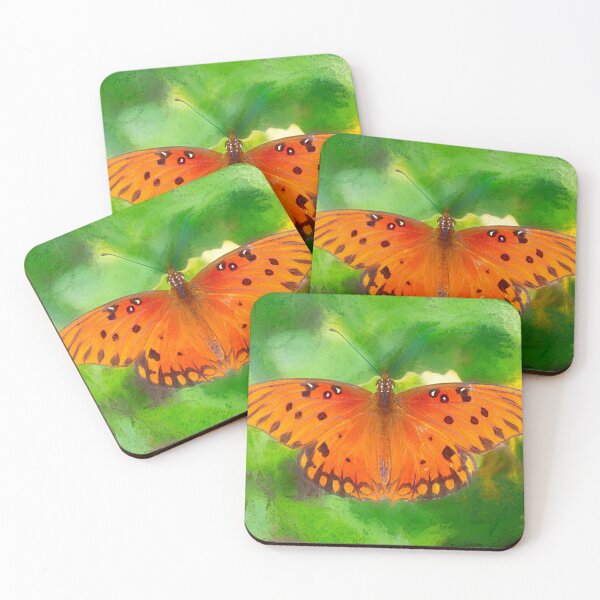 Item preview, Passion Butterfly - Gulf Fritillary - Painterly designed and sold by Debra Martz.