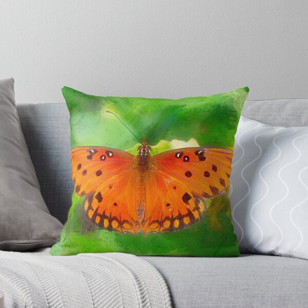 Item preview, Passion Butterfly - Gulf Fritillary - Painterly designed and sold by Debra Martz.