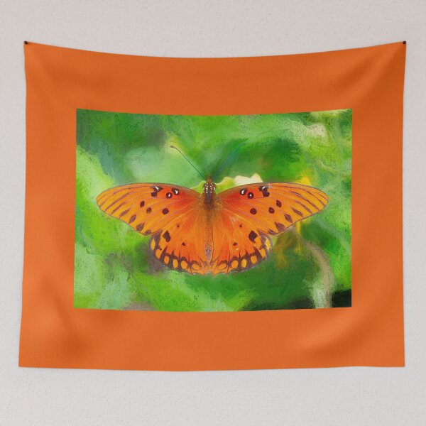 Item preview, Passion Butterfly - Gulf Fritillary - Painterly designed and sold by Debra Martz.