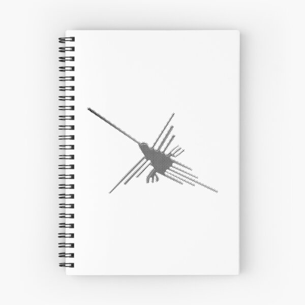 Item preview, Nazca Lines Hummingbird Newsprint designed and sold by Almdrs.