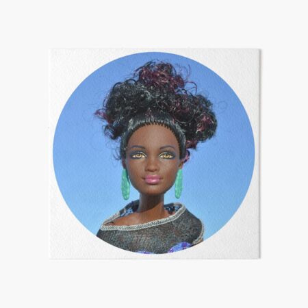 Barbie Africaine Belle Déesse Impression rigide