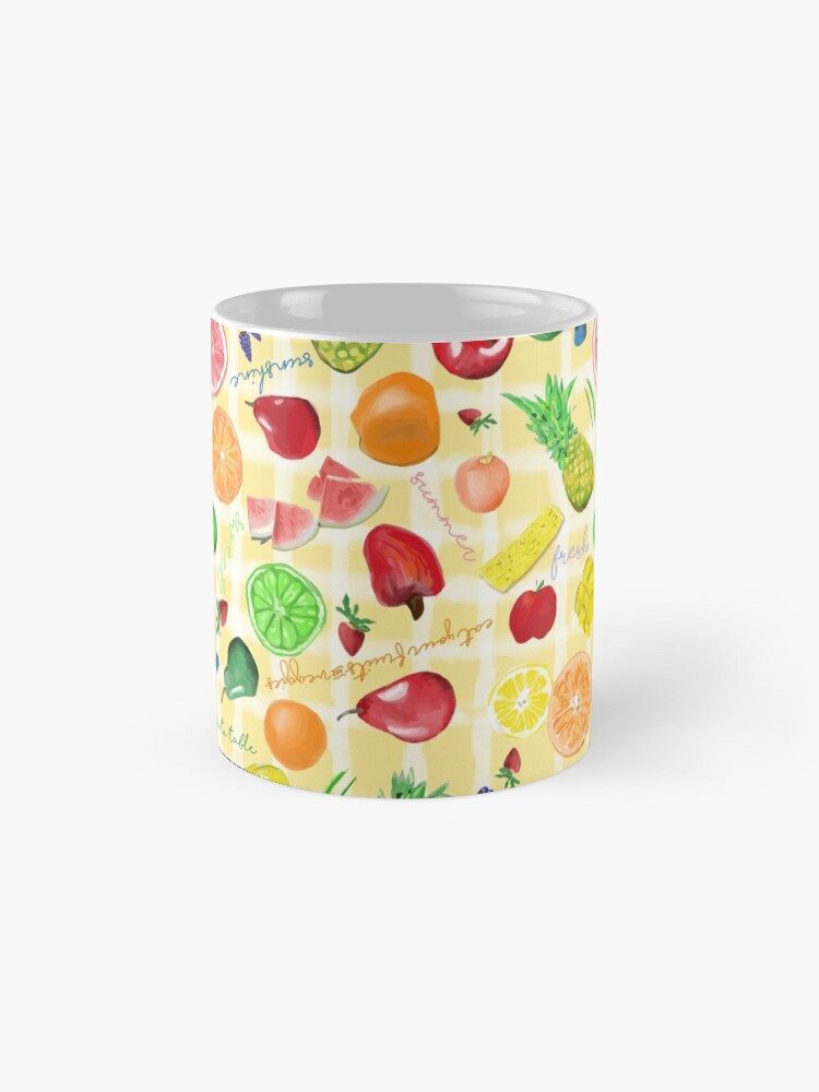 Alternate view of Eat your fruits and veggies! Mug