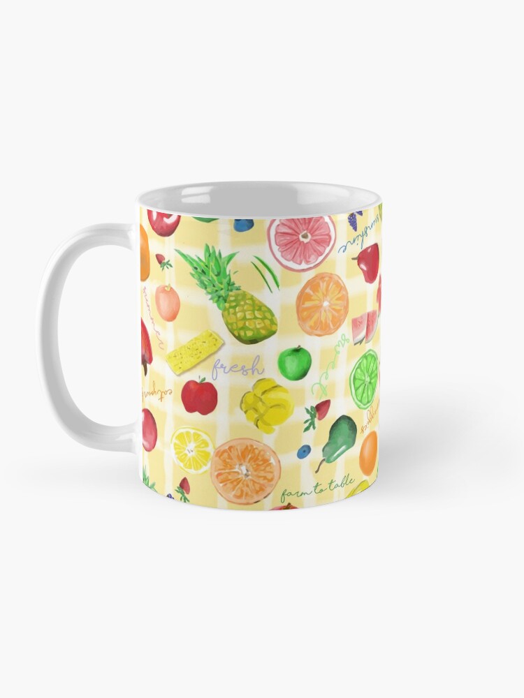 Alternate view of Eat your fruits and veggies! Mug