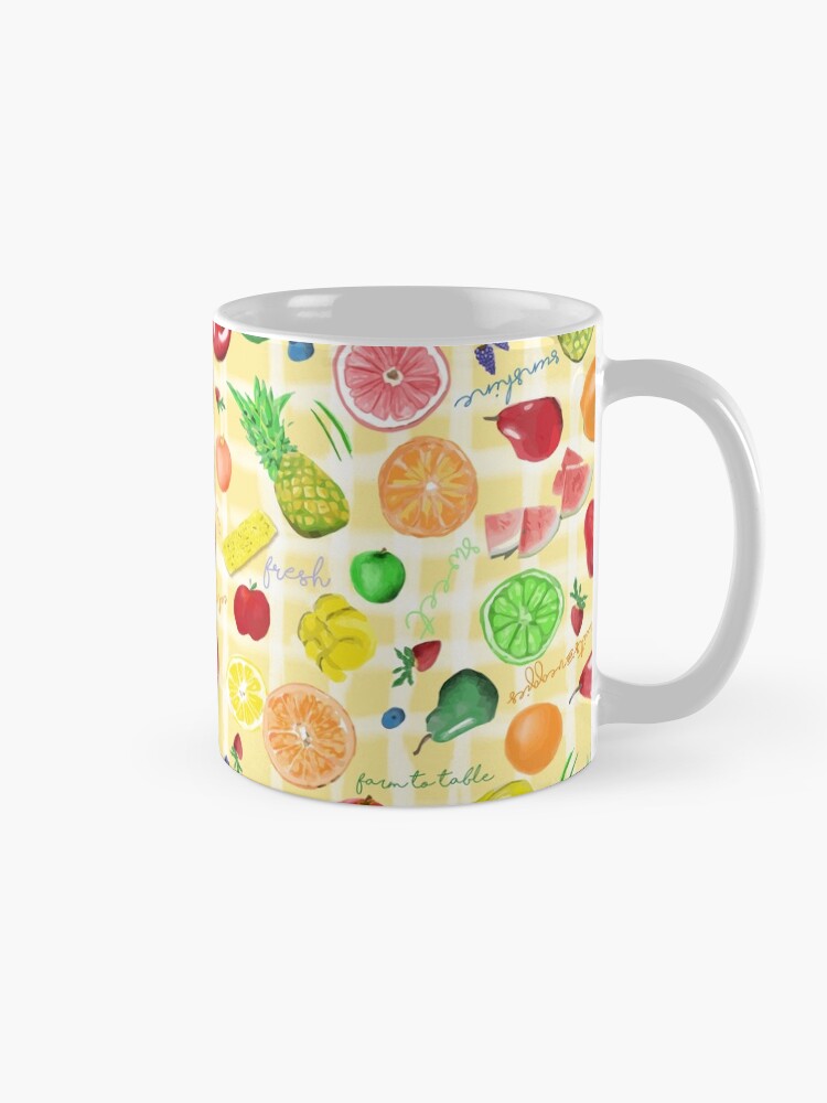 Alternate view of Eat your fruits and veggies! Mug