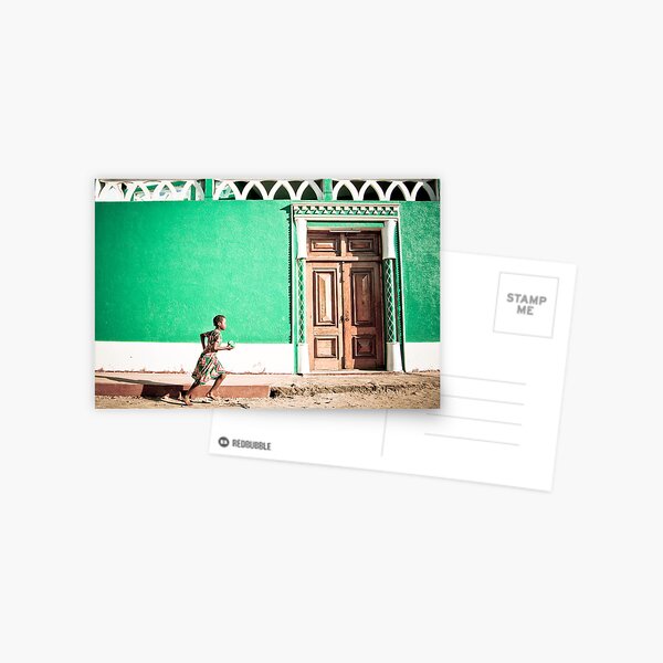 Girl at Green Mosque (IlhaMoç) Postcard