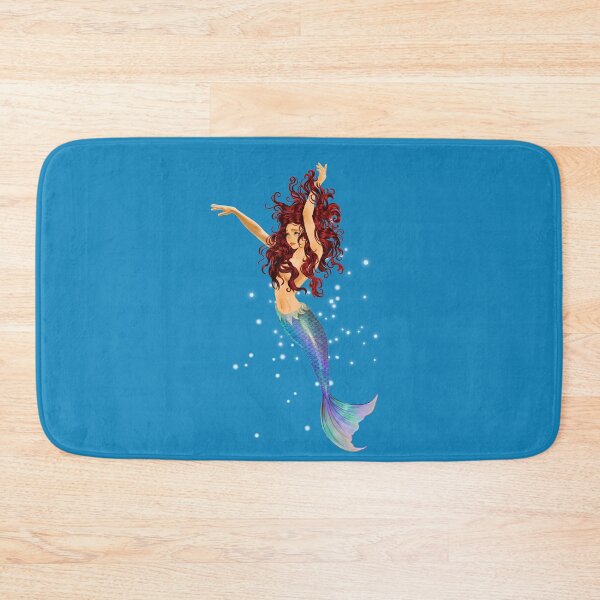 Item preview, Mermaid - Transparent Background, Auburn Hair, Blue Eyes designed and sold by sampa2nyc.