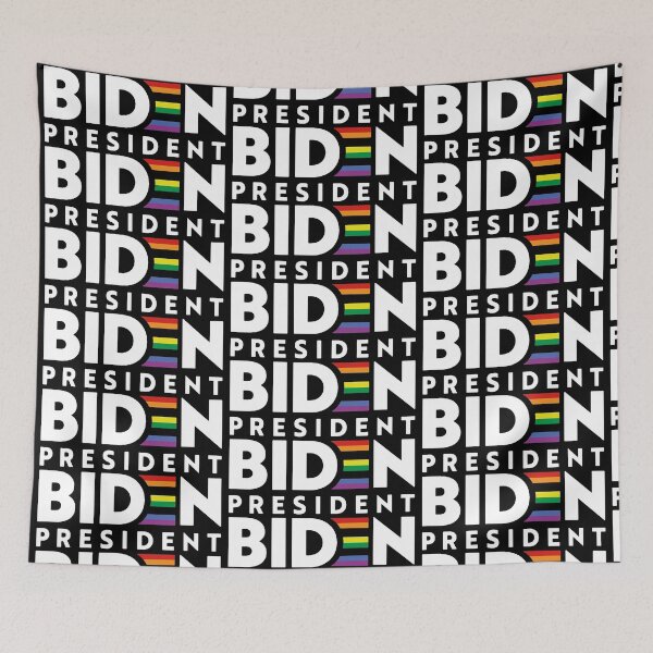 Item preview, Joe Biden For President| Biden Harris 2024 LGBT Shirt| Gay Pride Rainbow designed and sold by YikesForever.