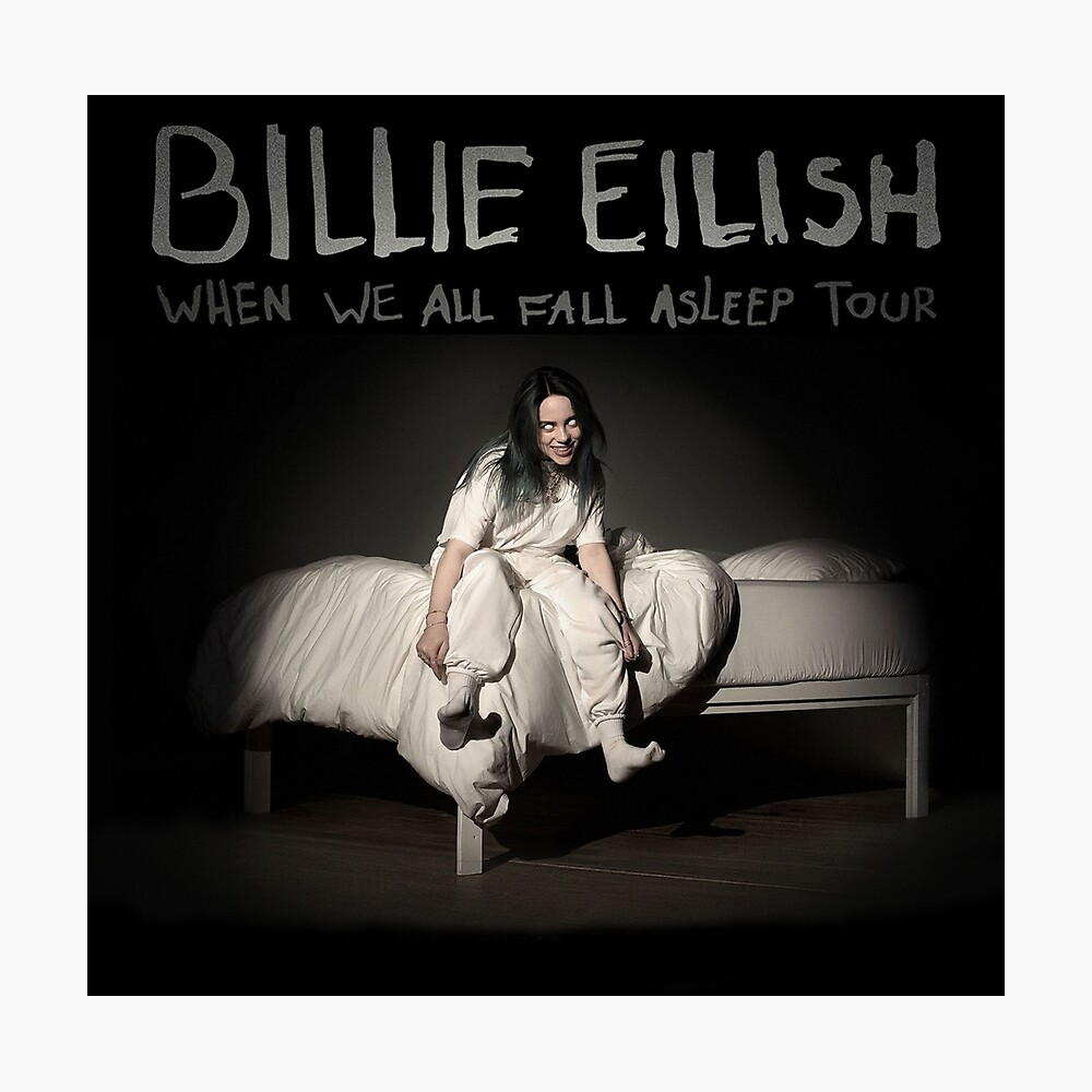 When We All Fall Asleep World Tour Poster