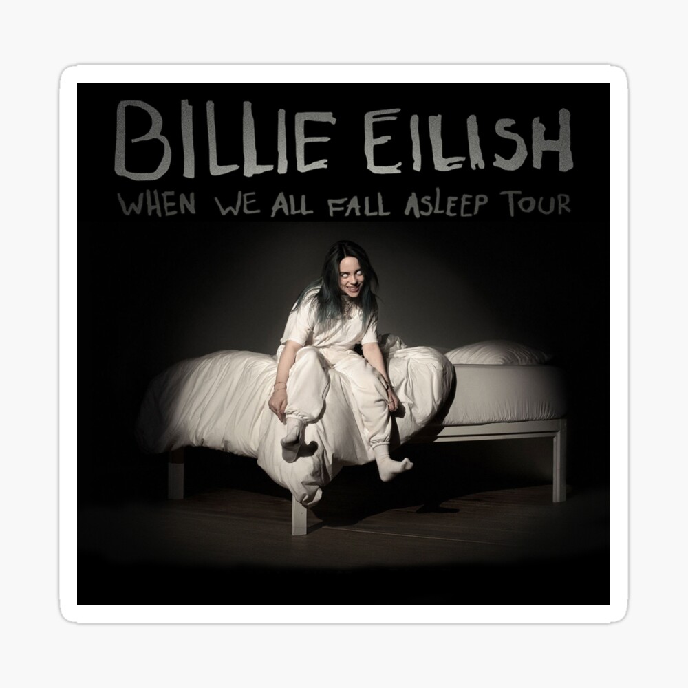 When We All Fall Asleep World Tour Poster