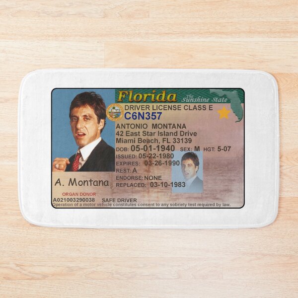 Item preview, Driver License Tony Montana - Scarface designed and sold by Diaz-Shop.