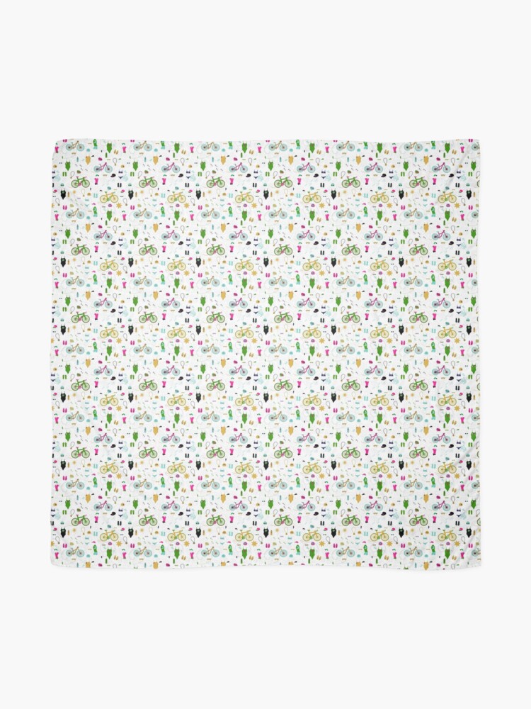 Alternate view of Swim Bike Run Smaller Summer Print Scarf