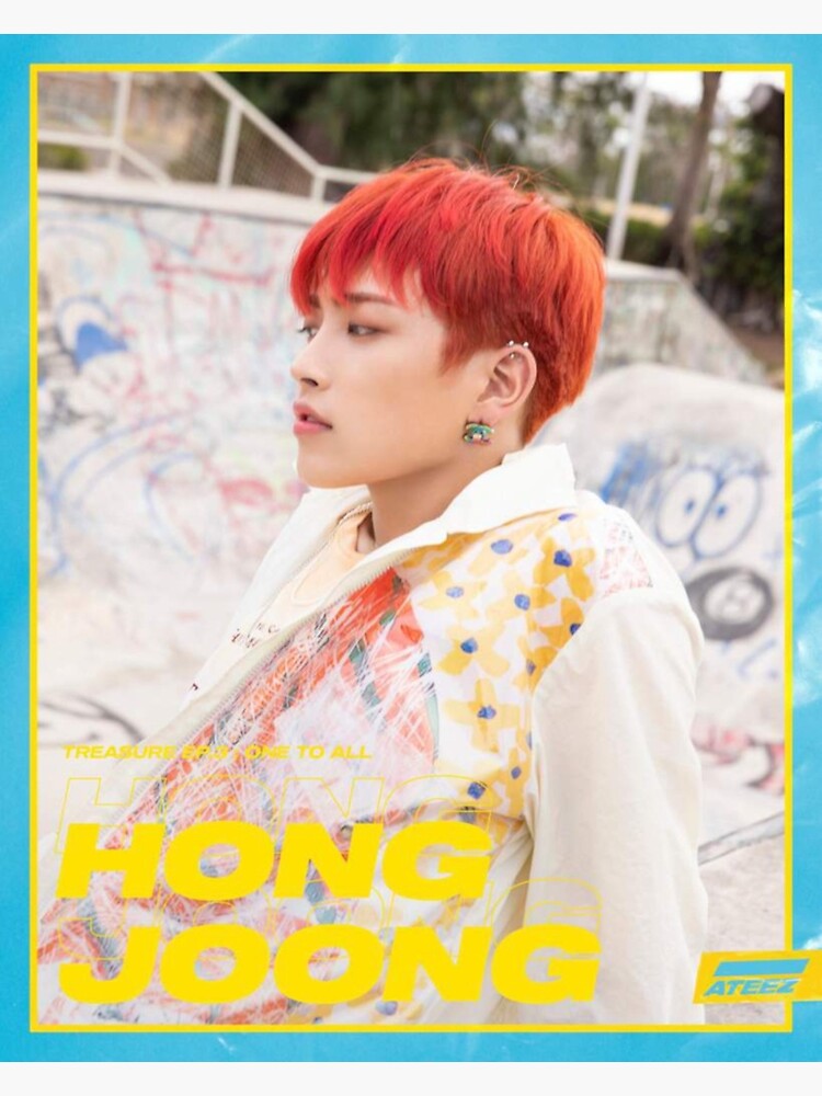 "ATEEZ WAVE Hongjoong" Poster by LT22 | Redbubble