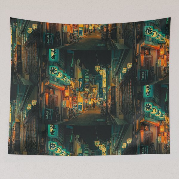 Item preview, Road of Gold- Japan Night Photo designed and sold by Anthonypresley.