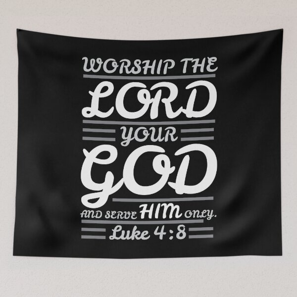 Item preview, Luke 4:8 designed and sold by plushism.