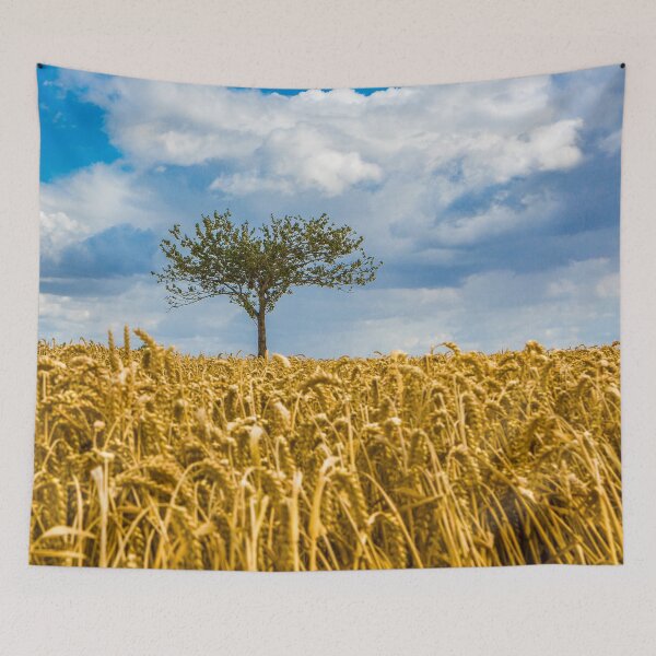 Item preview, Single tree in a field of Wheat designed and sold by Dave Hare Photography.