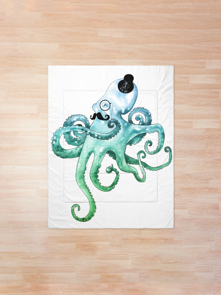 Alternate view of Dapper Octopus Comforter