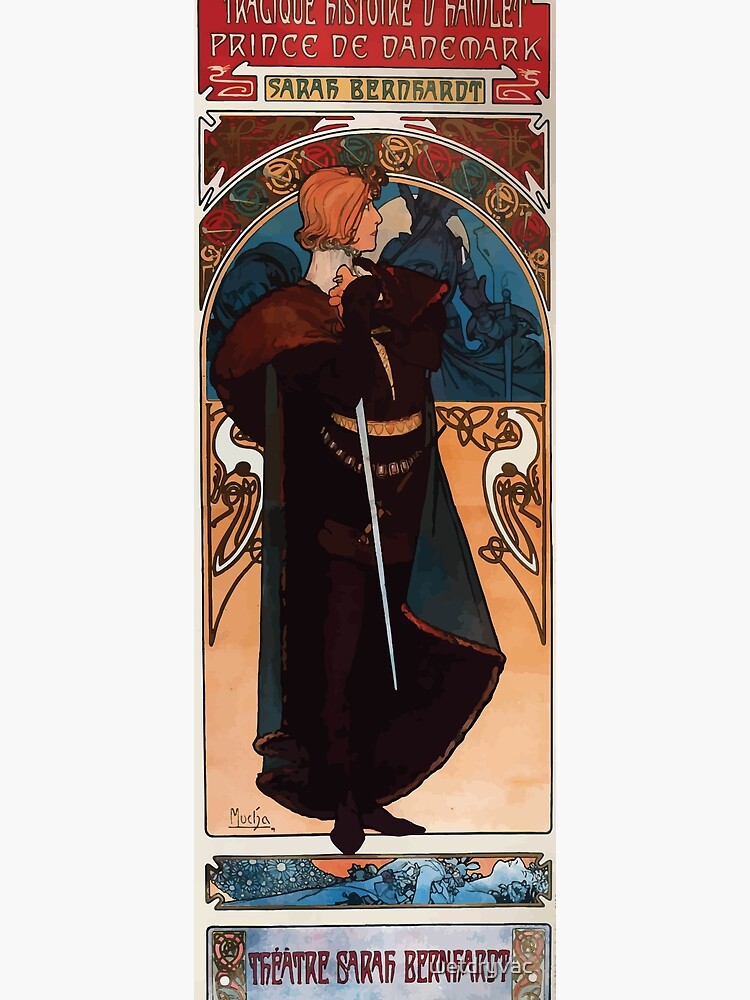 Disover Poster 1890s Alfons Mucha 1899 Hamlet Premium Matte Vertical Poster